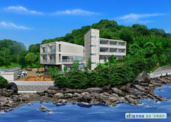 安楽島荘全景